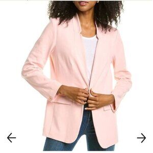 Joan Vass Blossom Pink Cotton Blazer Plus Size 1X
